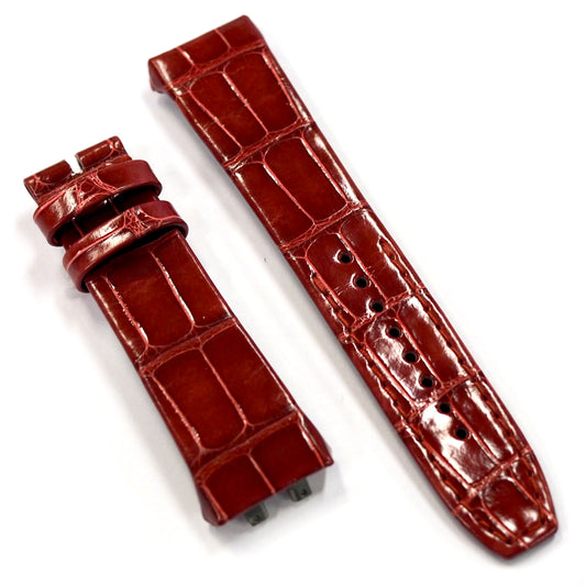 RM07-02 ALLIGATOR STRAP RED M SIZE - ART Tokyo