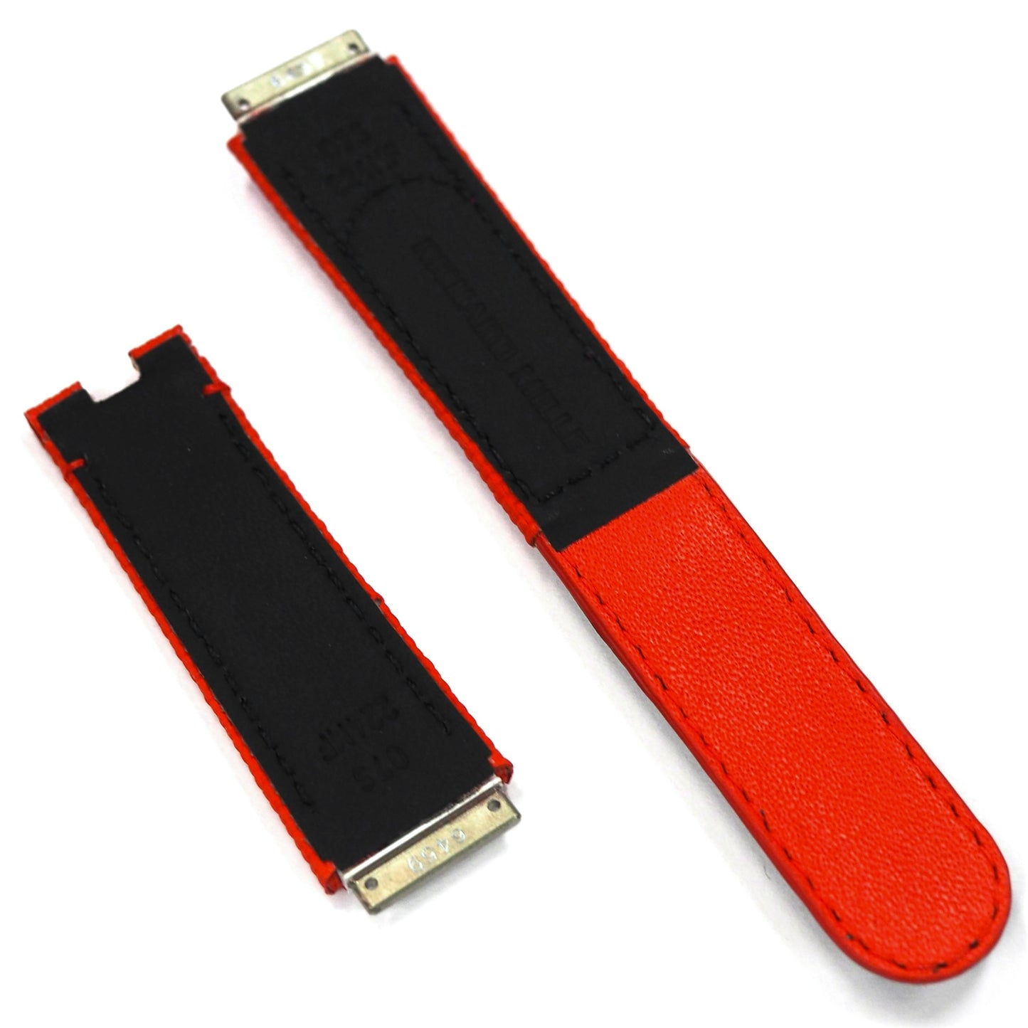 RM07 VELCRO & LEATHER STRAP RED S SIZE