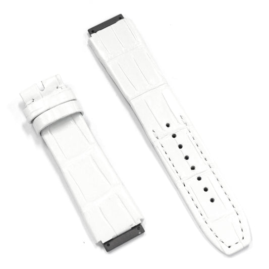 RM07 ALLIGATOR STRAP WHITE M SIZE - ART Tokyo