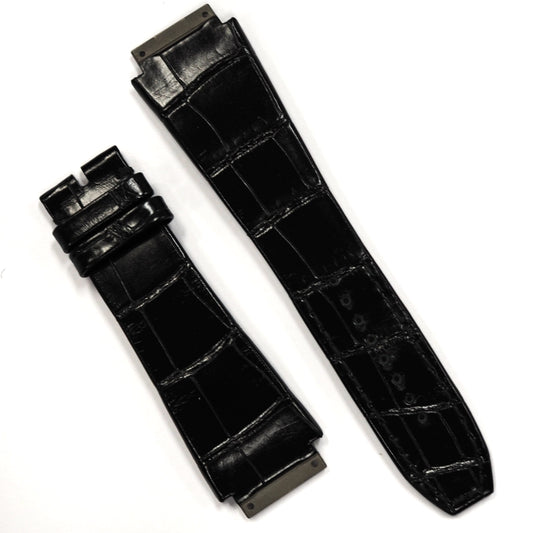 RM10 ALLIGATOR STRAP GLOSSY BLACK M SIZE - ART Tokyo