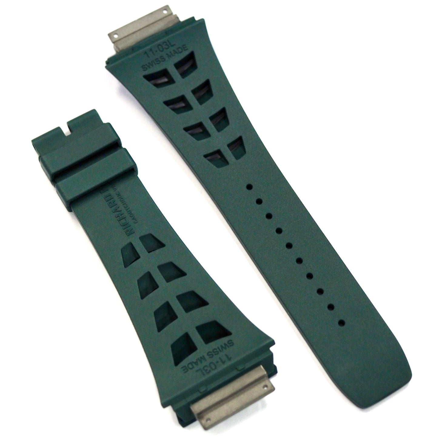 RM11-03 RUBBER STRAP DARK GREEN L SIZE - ART Tokyo