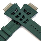 RM11-03 RUBBER STRAP DARK GREEN L SIZE - ART Tokyo