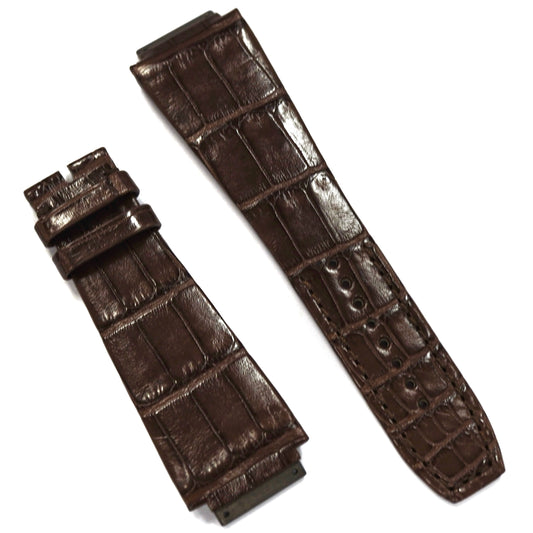 RM11 ALLIGATOR STRAP DARK BROWN M SIZE - ART Tokyo