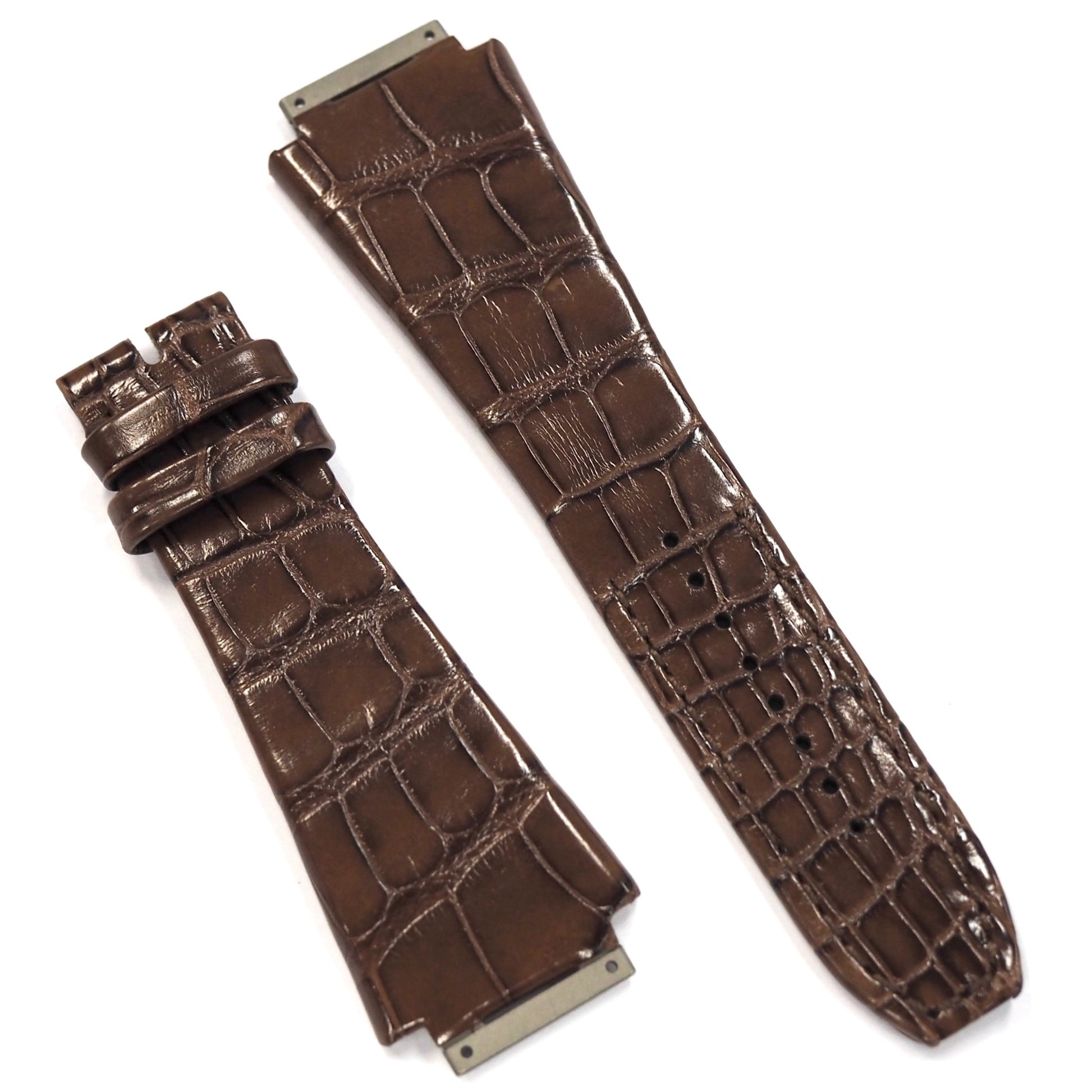 RM30 ALLIGATOR STRAP BROWN M SIZE - ART Tokyo