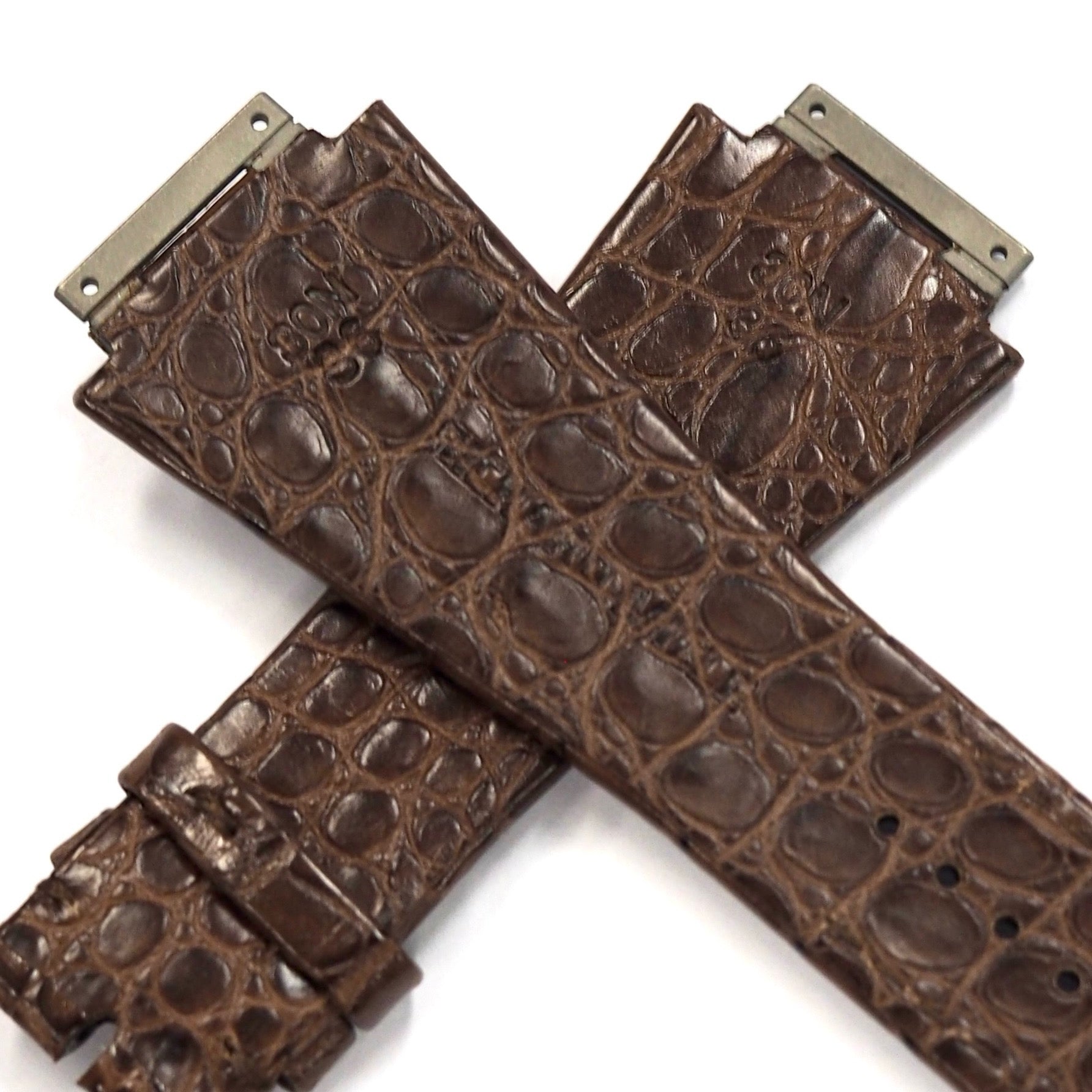 RM30 ALLIGATOR STRAP BROWN M SIZE - ART Tokyo