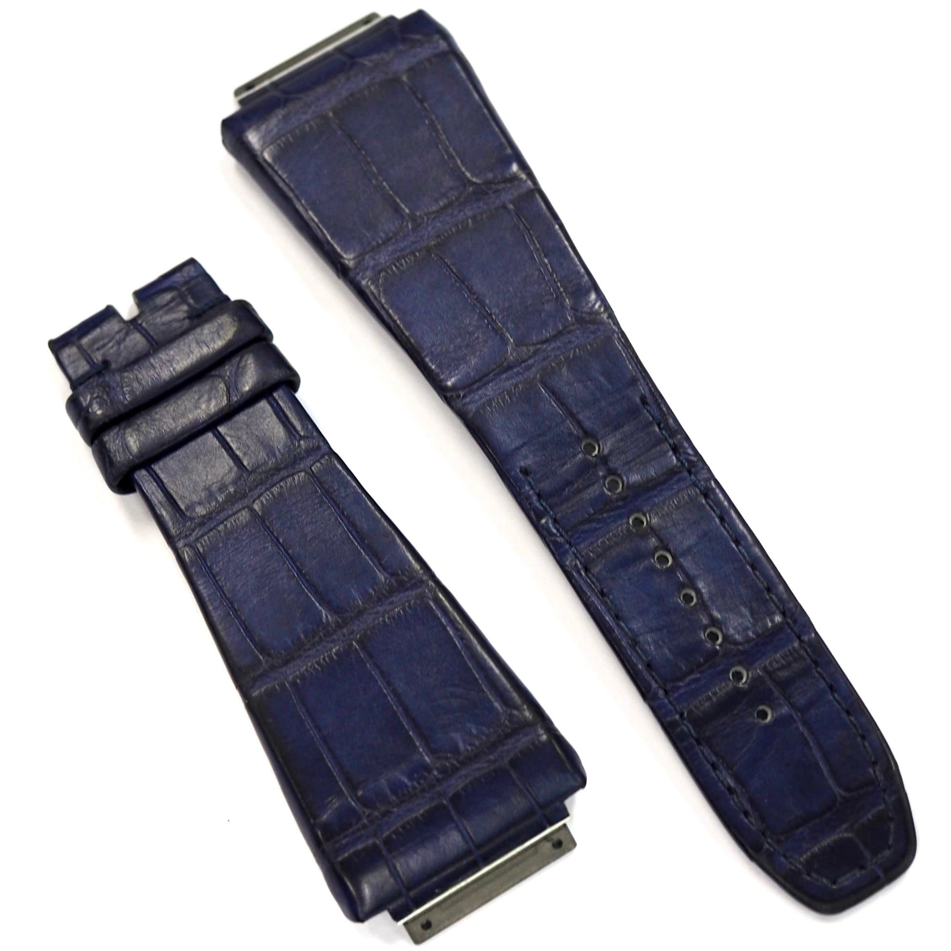 RM30 ALLIGATOR STRAP DARK BLUE M SIZE - ART Tokyo