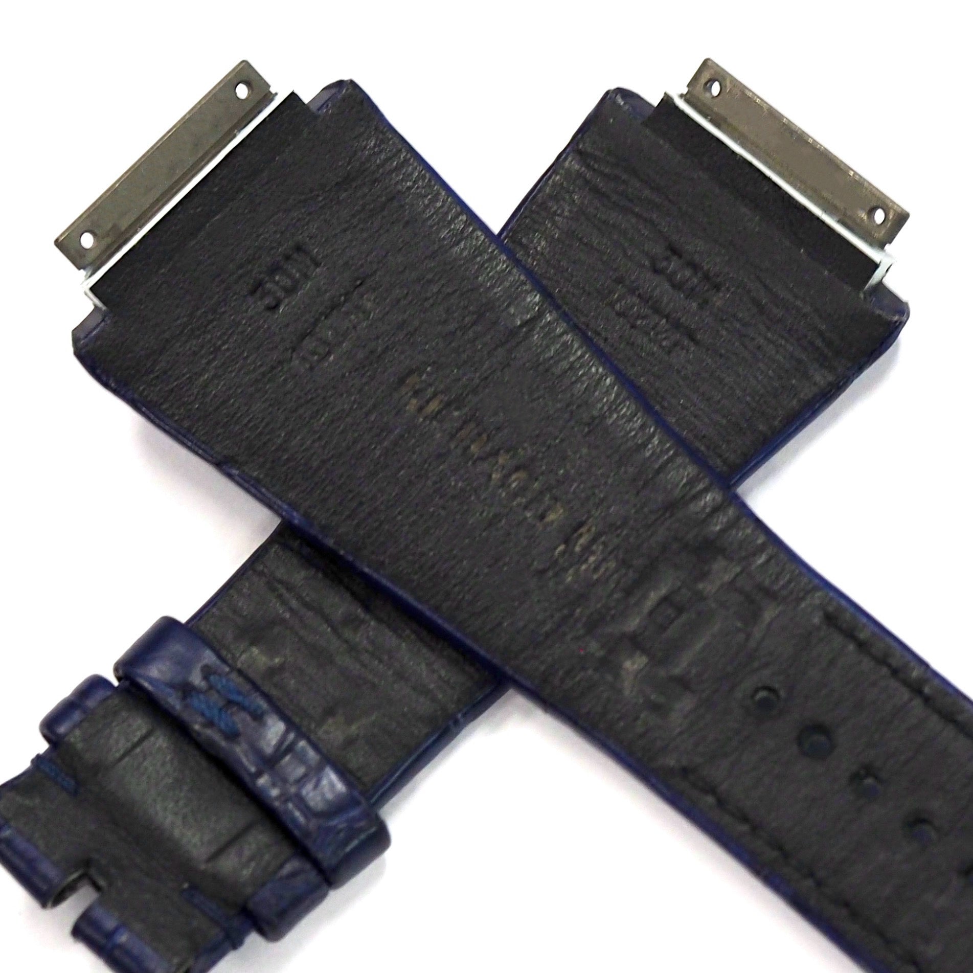 RM30 ALLIGATOR STRAP DARK BLUE M SIZE - ART Tokyo