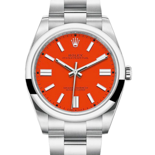 Oyster Perpetual 124300 Red  Rolex - 株式会社アート